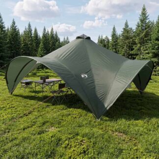 vidaXL Σκηνή Πάρτυ Στρατιωτικό πράσινο 500 x 500 x 352 cm