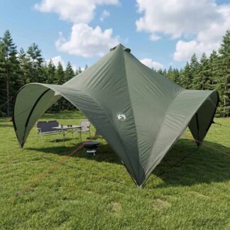 vidaXL Σκηνή Πάρτυ Στρατιωτικό πράσινο 400 x 400 x 322 cm