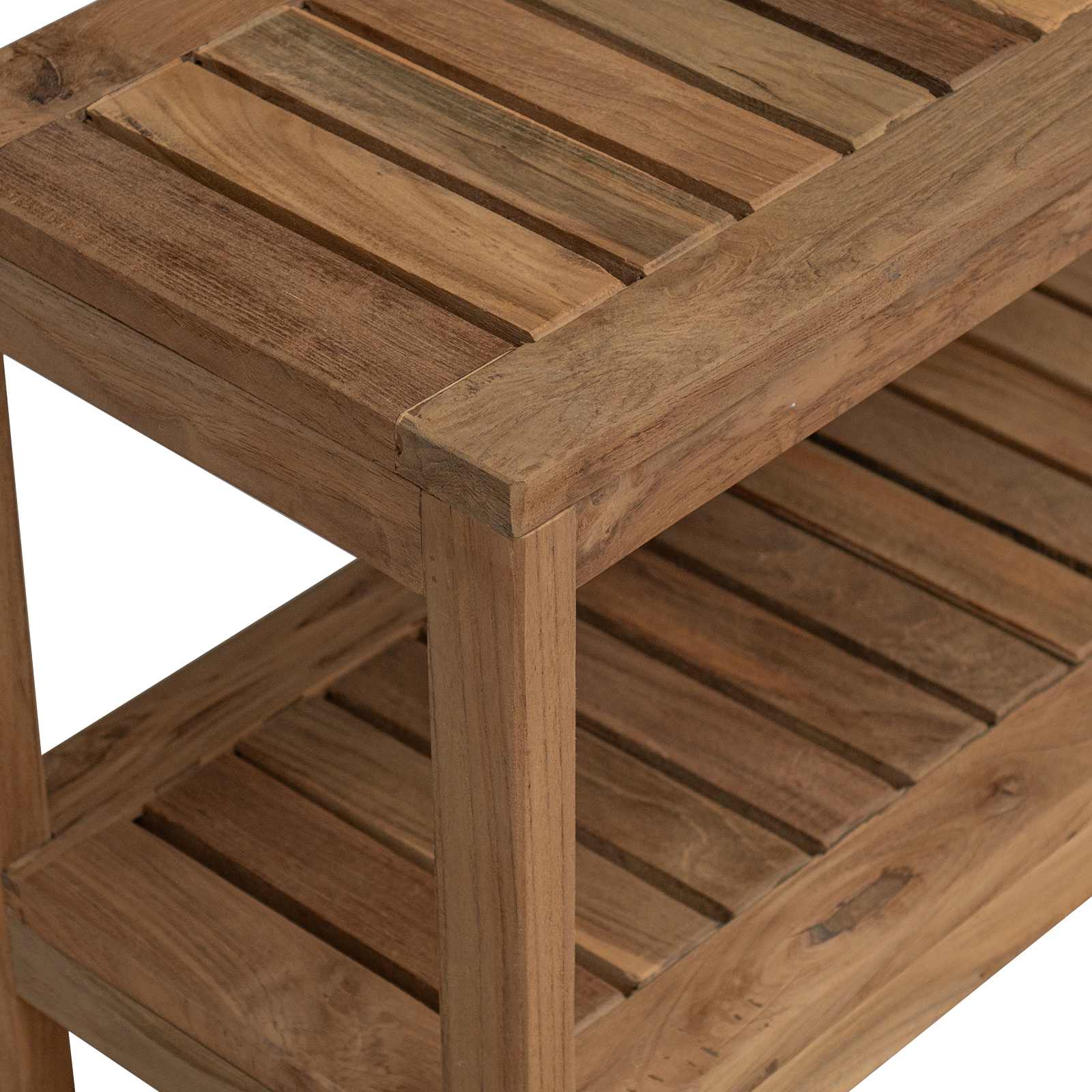 vidaXL Τραπέζι Πλευρικής Μπανιέρας Φυσικό 60 x 30 x 45 cm - Image 6