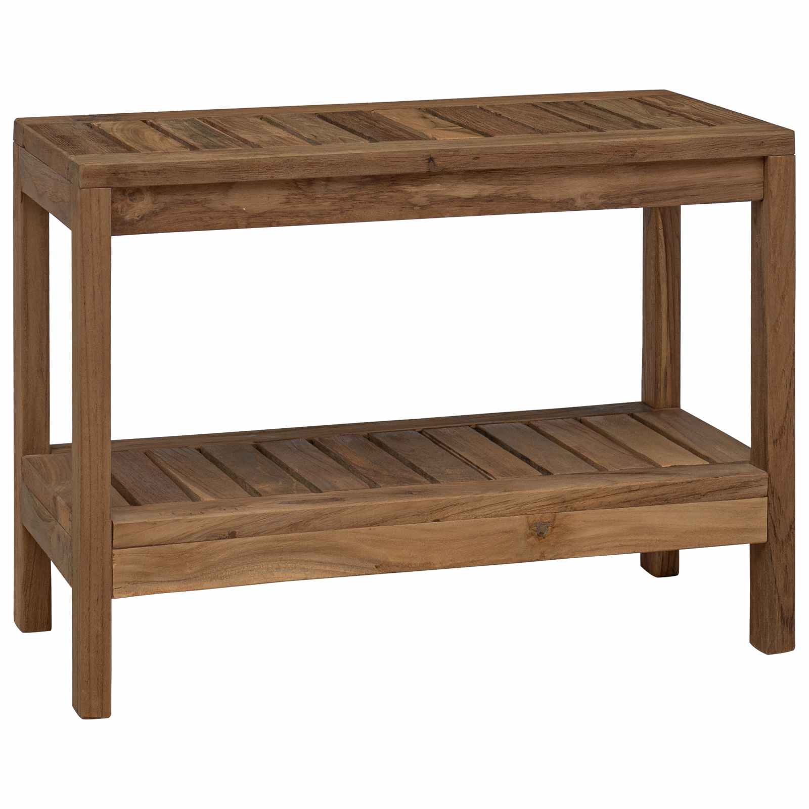 vidaXL Τραπέζι Πλευρικής Μπανιέρας Φυσικό 60 x 30 x 45 cm - Image 2