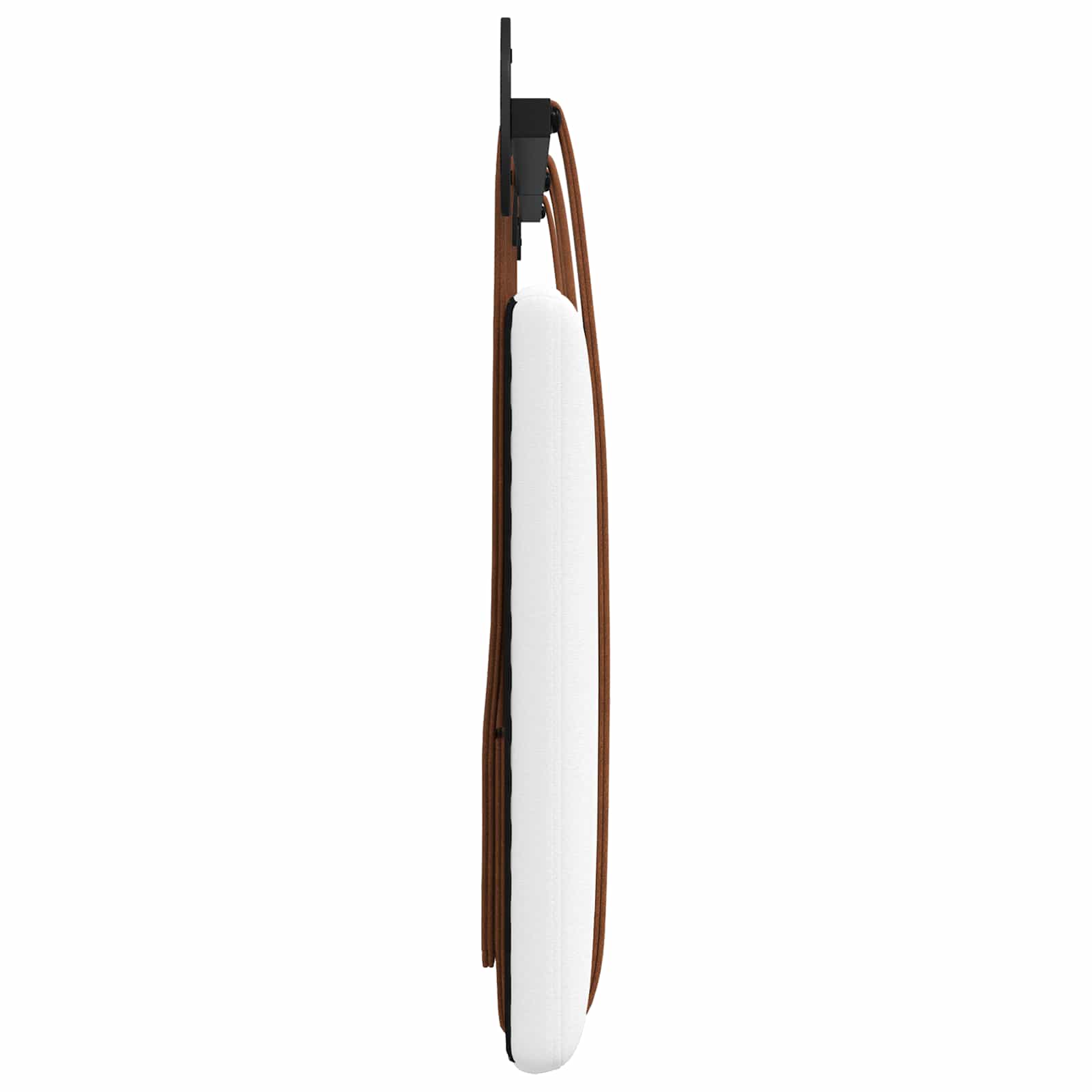 vidaXL Κεφαλάρι κρεβατιού κρεμαστό Λευκός Αντίκα PU - Image 6