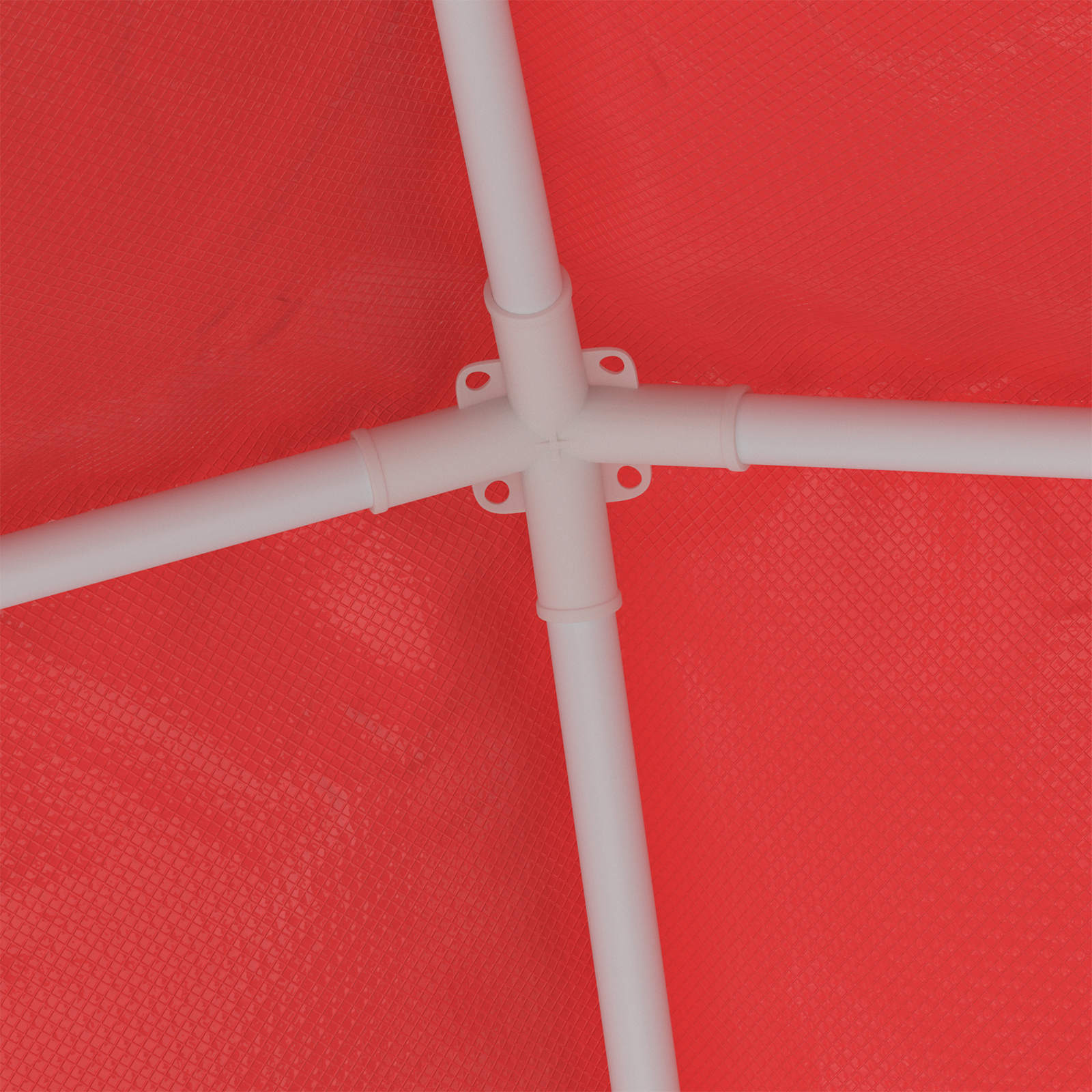 vidaXL Σκηνή Πάρτυ 200 x 200 x 240 εκ Κόκκινο - Image 7