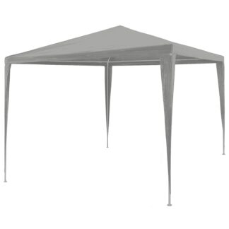 vidaXL Σκηνή Πάρτυ Ανοιχτό γκρι 300 x 300 x 255 εκ