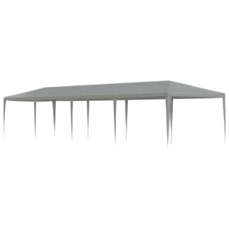 vidaXL Σκηνή Πάρτυ Ανοιχτό γκρι 1200 x 300 x 255 εκ