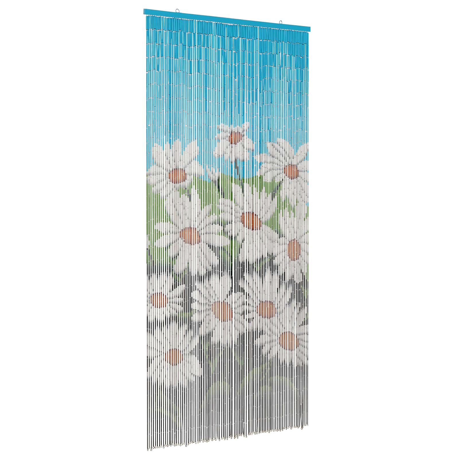 vidaXL Κουρτίνα Πόρτας για Έντομα πολύχρωμο 90 x 200 cm Μπαμπού - Image 2