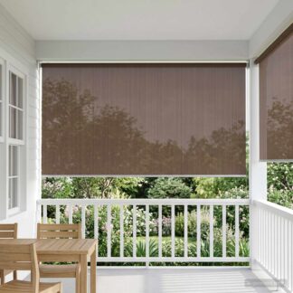 vidaXL Ρολό Εξωτερικού Χώρου 90% Φραγμός UV Taupe 140 x 230 cm HDPE