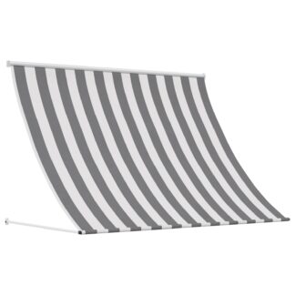 vidaXL Αντιανεμικό Γκρι και Λευκό 350 x 150 cm