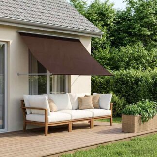 vidaXL Αντιανεμικό Καφέ 200 x 150 cm