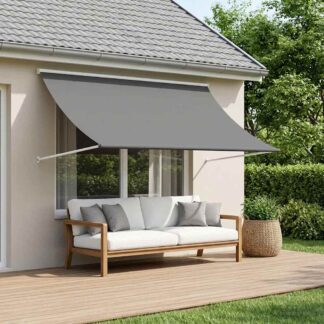 vidaXL Αντιανεμικό Ανοιχτό γκρι 400 x 150 cm