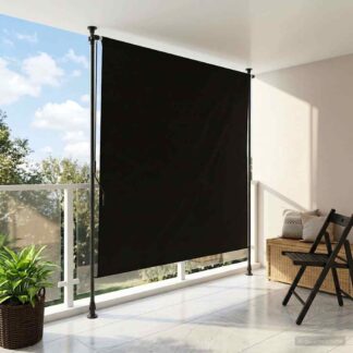vidaXL Εξωτερικό ρολό Μαύρο 120 x 270 cm