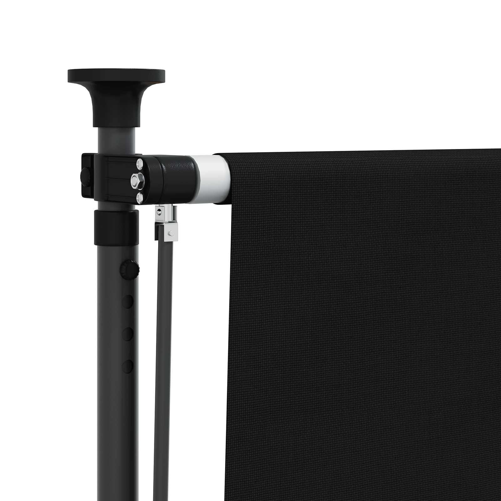vidaXL Εξωτερικό ρολό Μαύρο 150 x 270 cm - Image 4