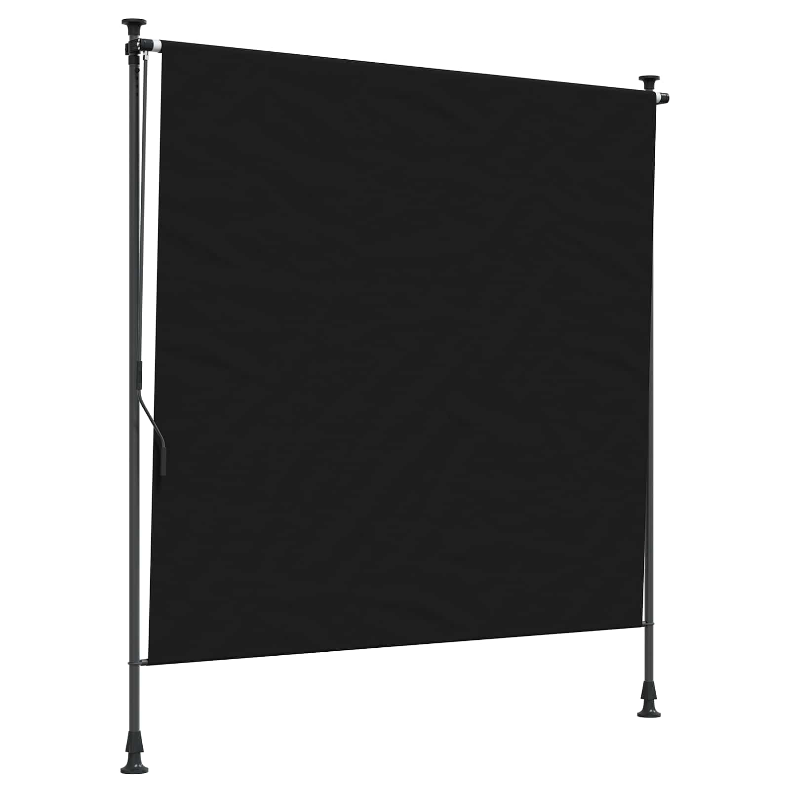 vidaXL Εξωτερικό ρολό Μαύρο 150 x 270 cm - Image 2