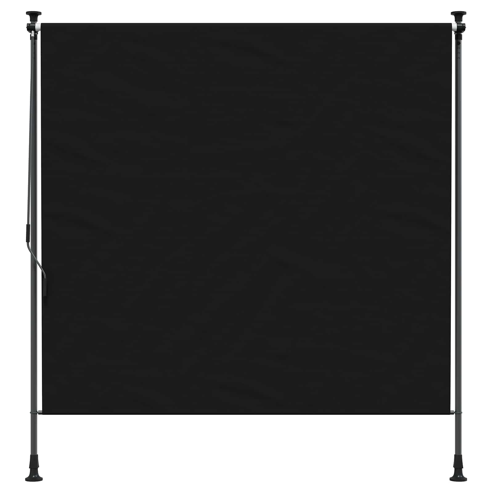 vidaXL Εξωτερικό ρολό Μαύρο 150 x 270 cm - Image 3