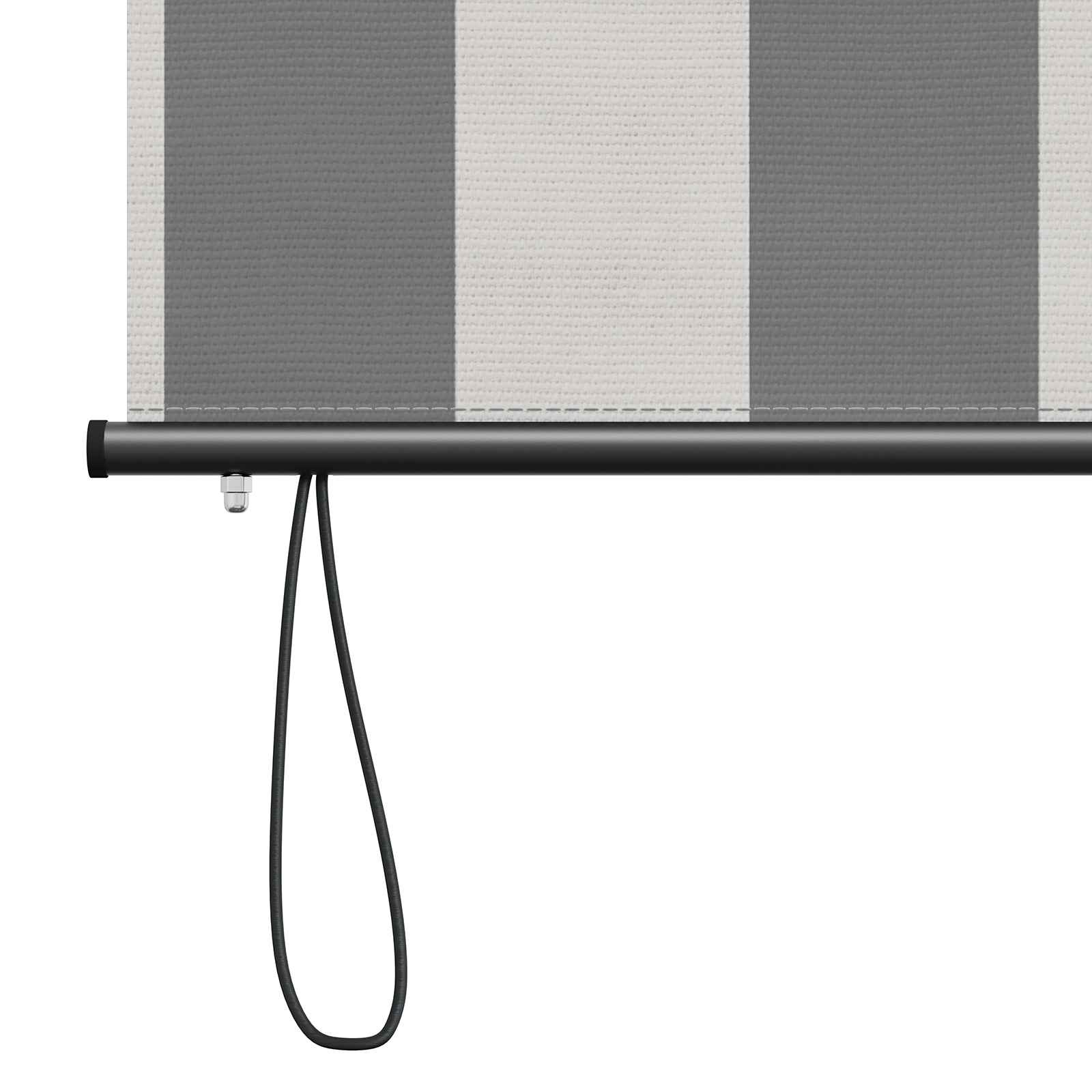vidaXL Ρόλερ Γκρι και Λευκό 180 x 250 cm Ύφασμα και Αλουμίνιο - Image 6