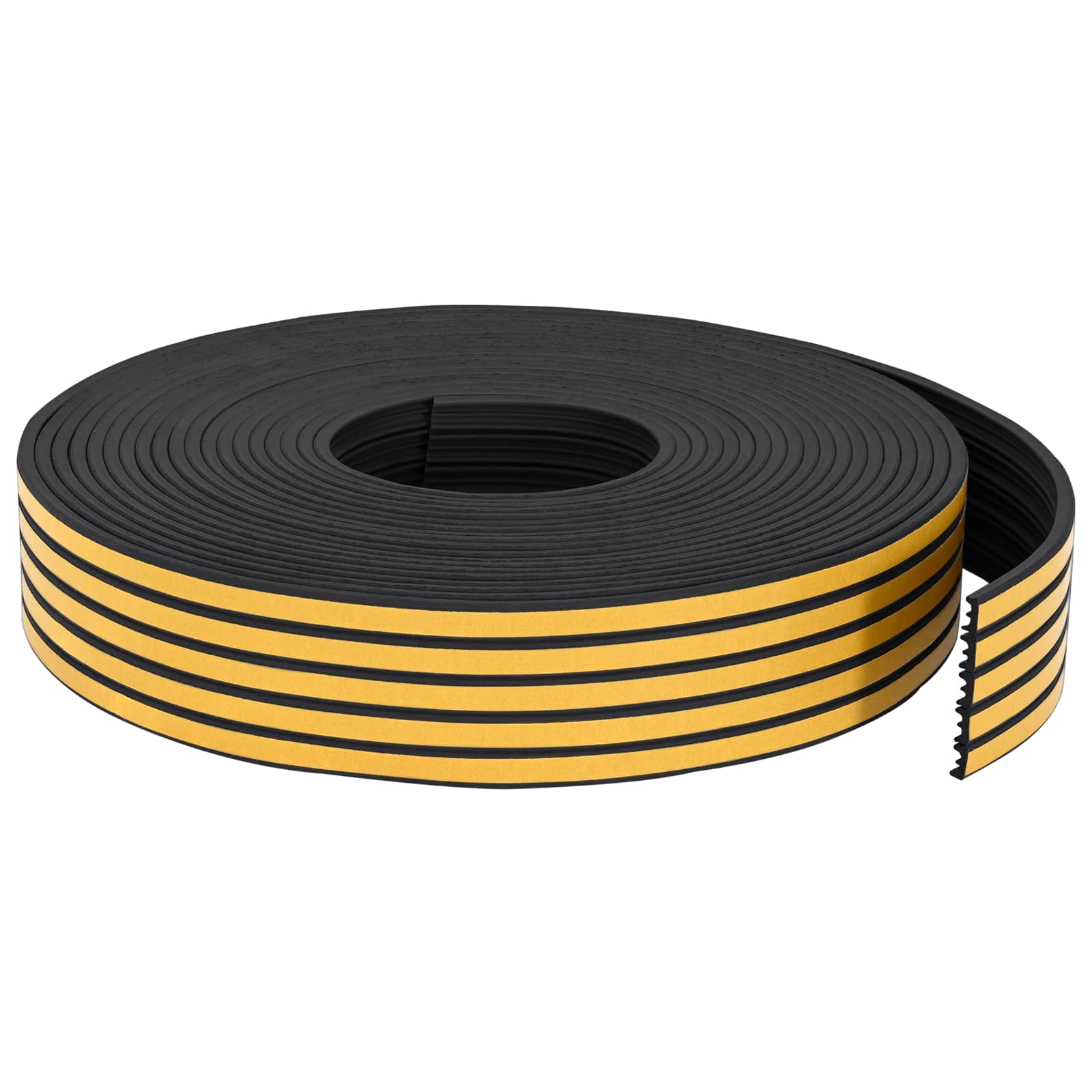 vidaXL Αυτοκόλλητη σφραγίδα παραθύρου Μαύρο 15 x 8 mm 50 μ EPDM αφρός - Image 2