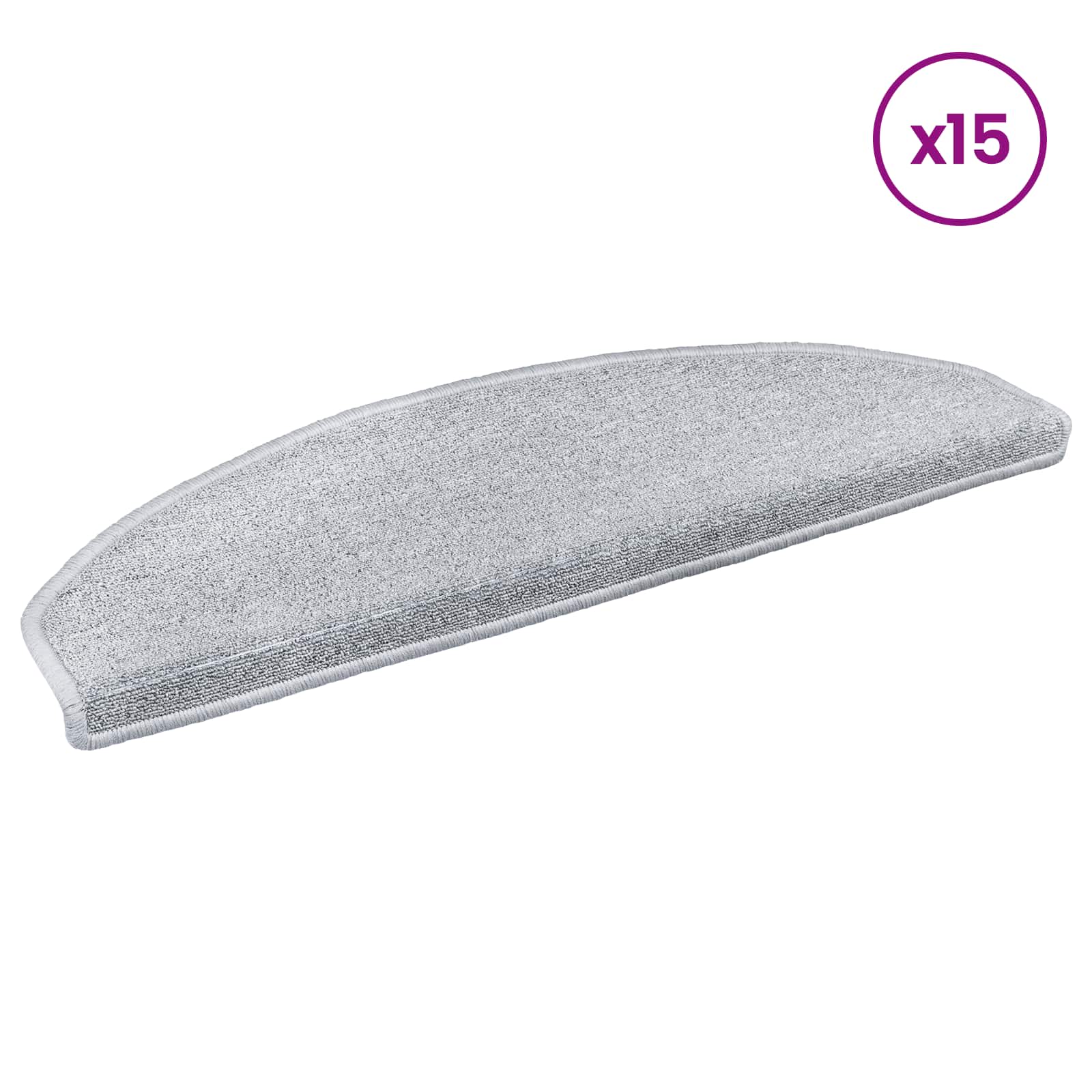 vidaXL Αυτοκόλλητα Ματ Σκαλοπατιών 15 τεμ. 80 x 24,5 x 3,5 εκ. - Image 3