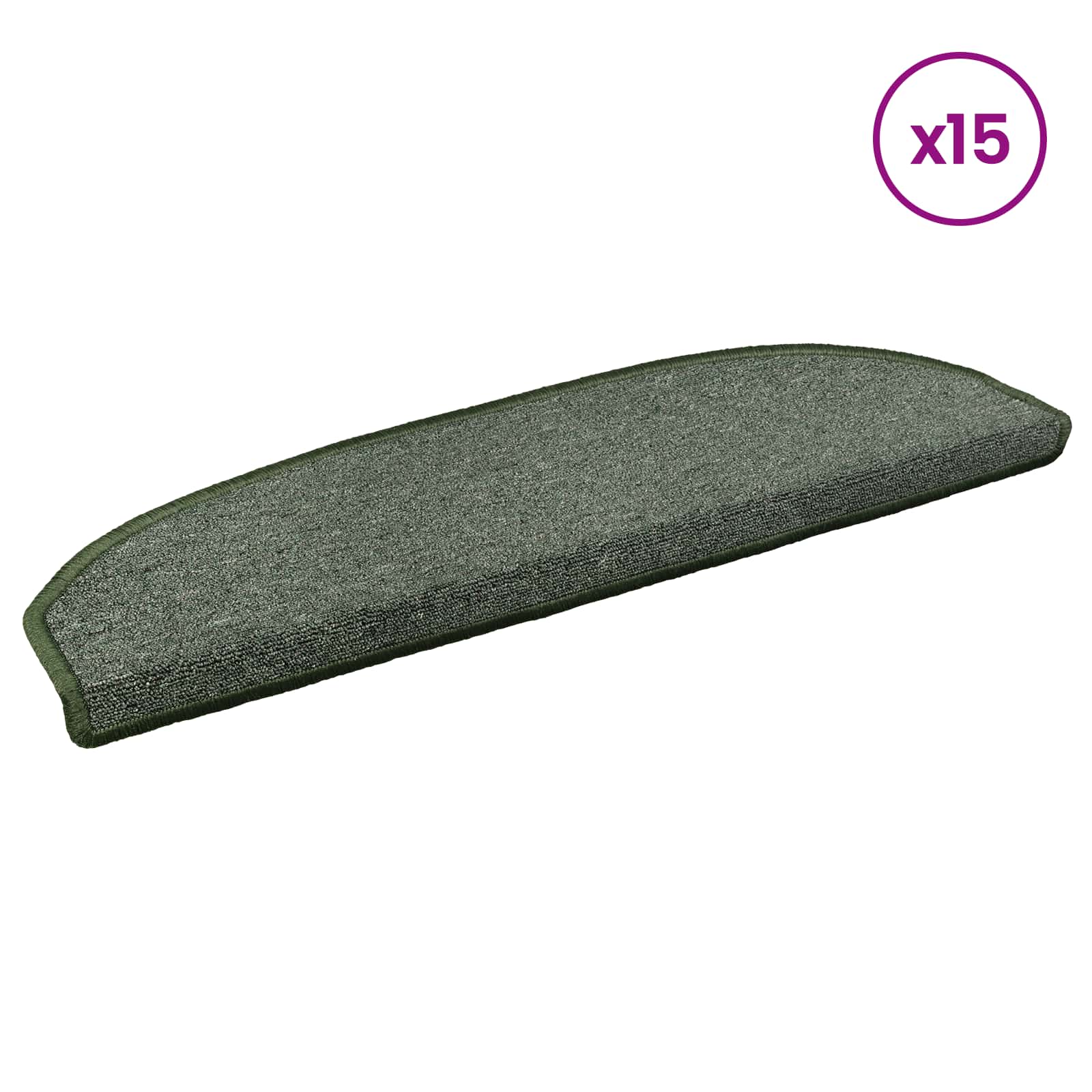 vidaXL Αυτοκόλλητα Ματ Σκαλοπατιών 15 τεμ. 80 x 24,5 x 3,5 εκ. - Image 3