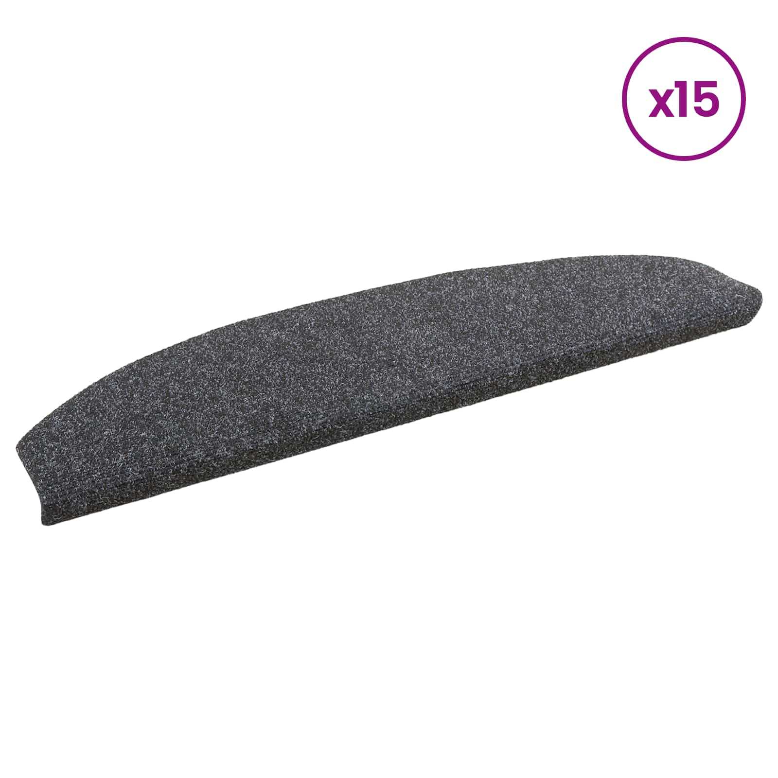 vidaXL Αυτοκόλλητα Ματ Σκαλοπατιών 15 τεμ. 80 x 24,5 x 3,5 εκ. - Image 3