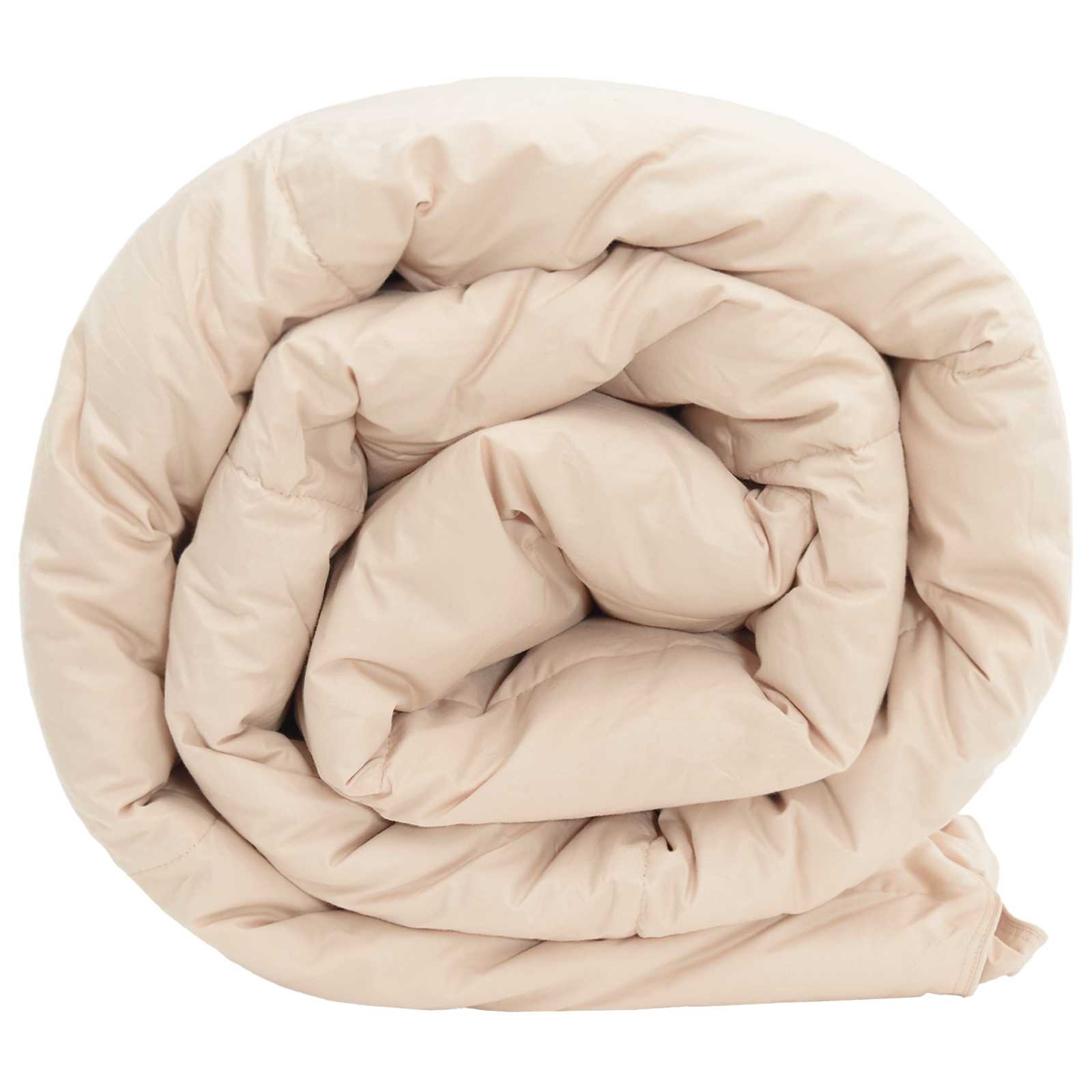 vidaXL Καλοκαιρινό Παπλωματοθήκη Μπεζ 155 x 220 cm 100% Φυσικός Καπόκ - Image 5