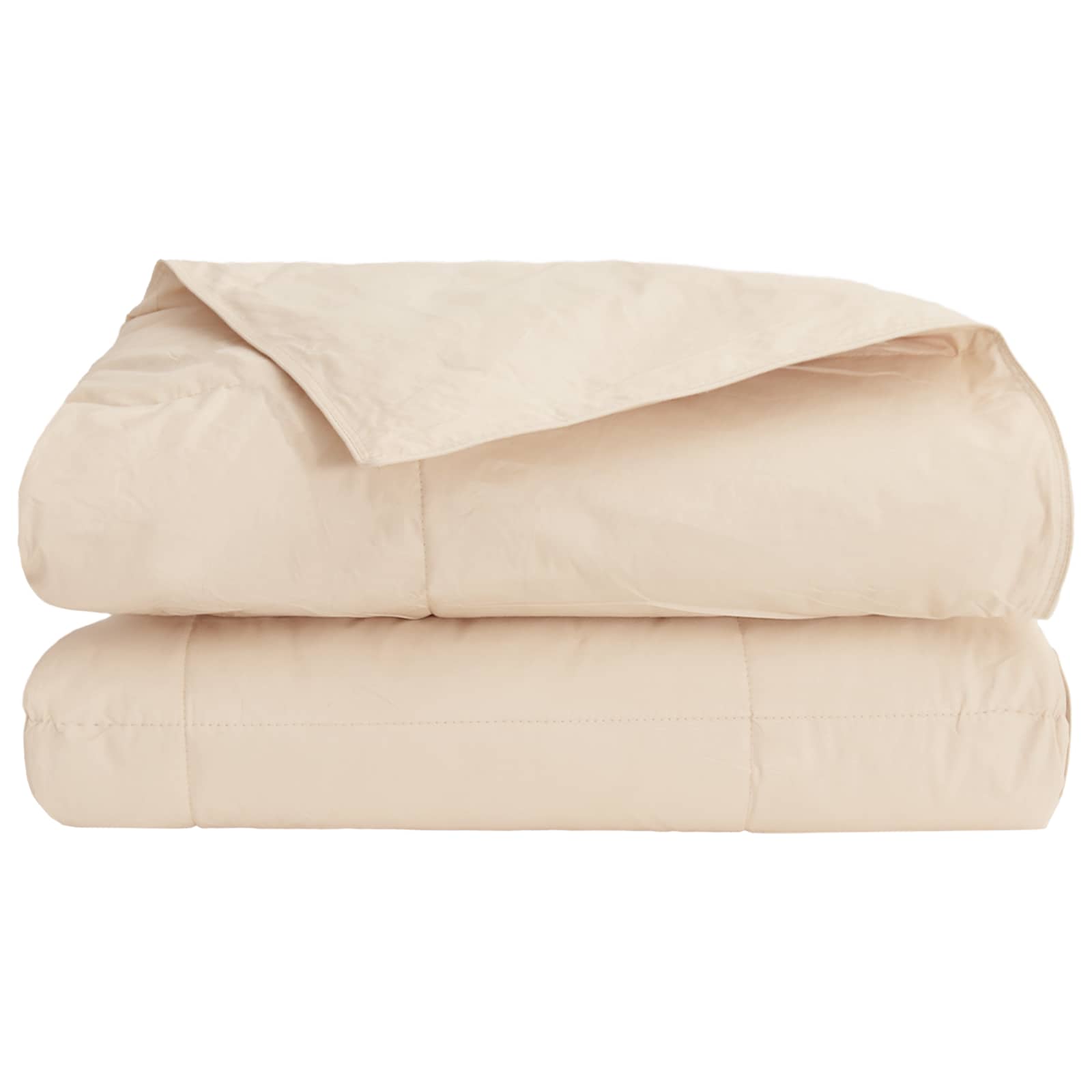 vidaXL Καλοκαιρινό Παπλωματοθήκη Μπεζ 220 x 260 cm 100% Φυσικός Καπόκ - Image 4