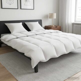 vidaXL Πάπλωμα Λευκό 200 x 200 cm Ίνες μπαμπού