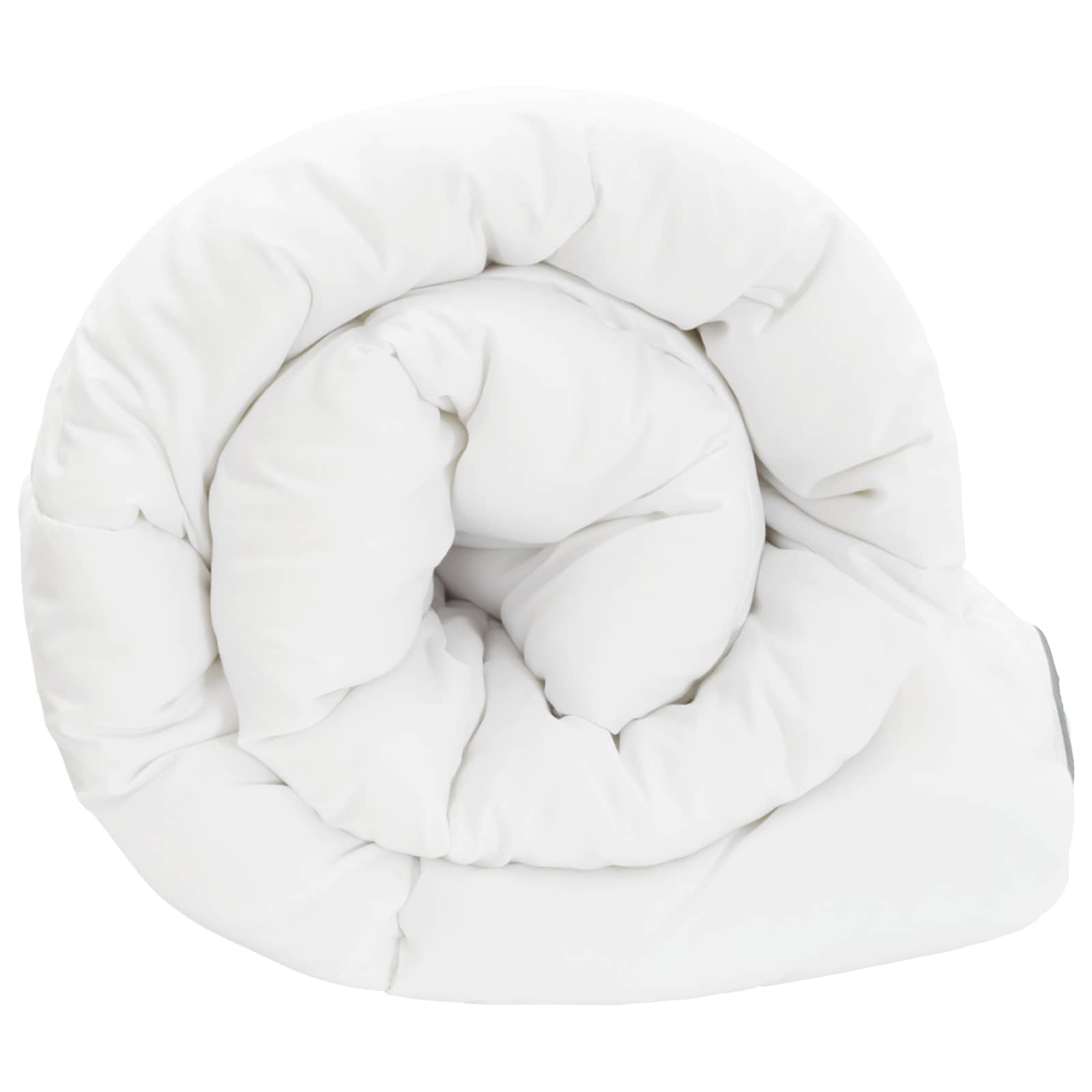 vidaXL Καλοκαιρινό Παπλωματοθήκη Λευκό 200 x 220 cm Ίνες μπαμπού - Image 5