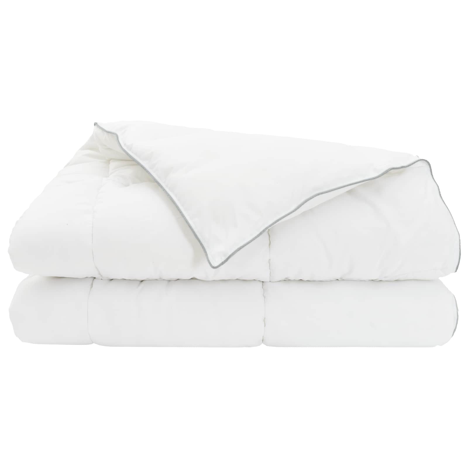 vidaXL Χειμερινό Παπλωματοθήκη Λευκό 140 x 220 cm Μπαμπού - Image 4