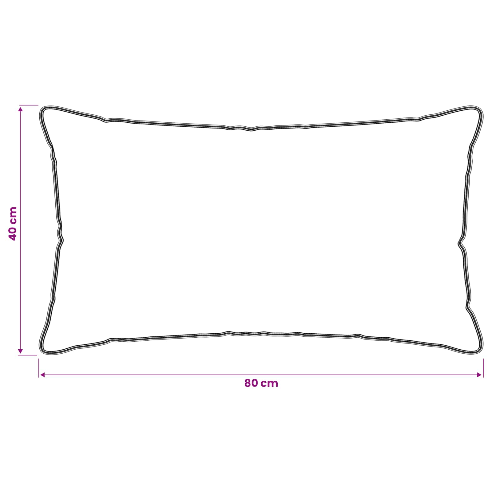 vidaXL Μαξιλάρι 40 x 80 cm Όλες οι εποχές Ίνα Καπόκ Μπεζ - Image 6