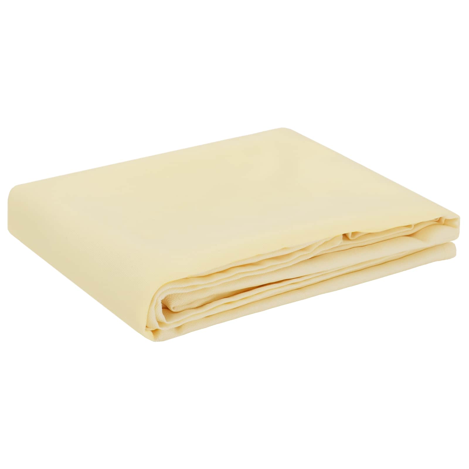 vidaXL Ύφασμα Τραπέζης 5 τμχ. Λευκό κρεμ 130 x 220 εκ Πολυεστέρας - Image 4