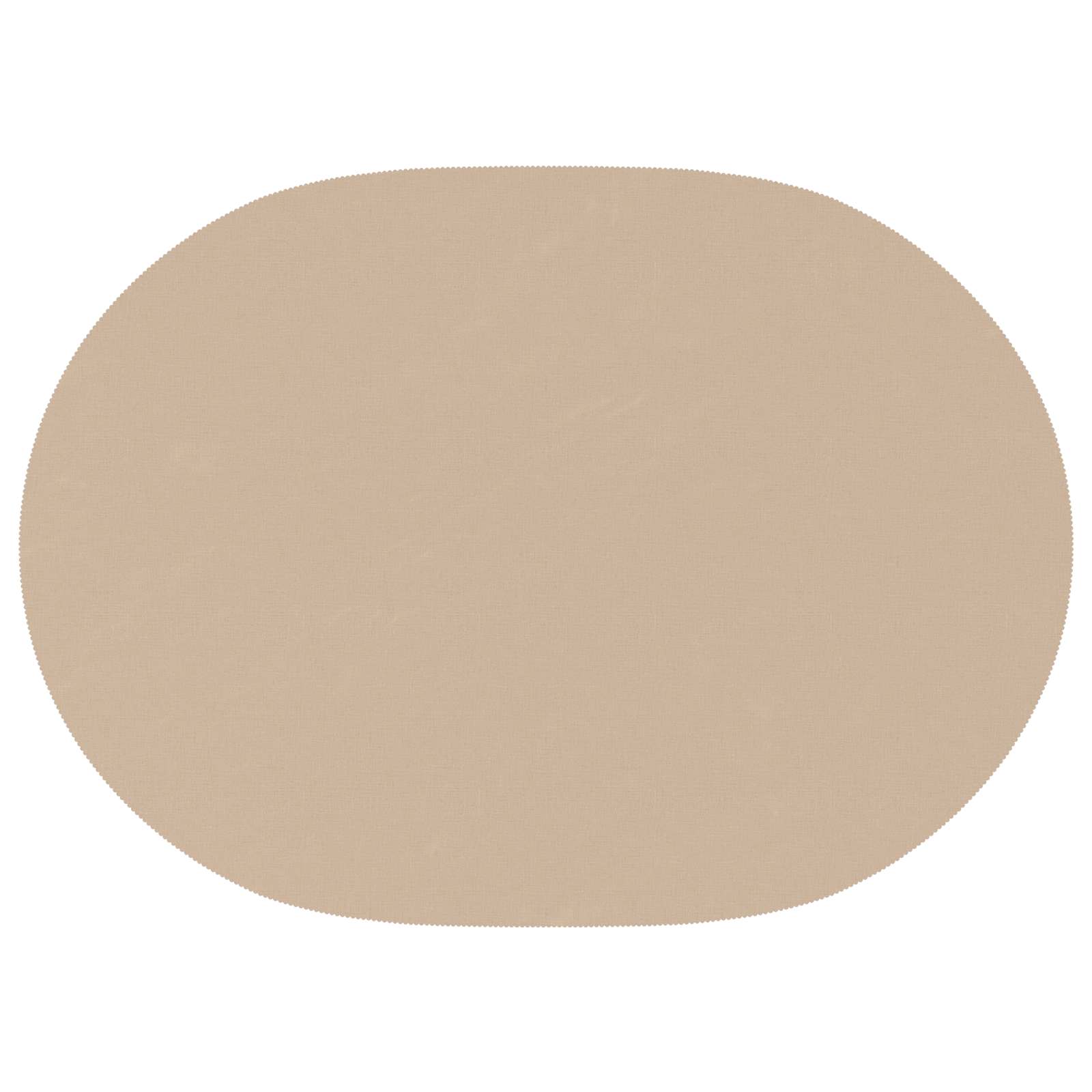 vidaXL Ύφασμα Τραπέζης 5 τμχ. Ωοειδής Μπεζ 130 x 180 εκ. - Image 5