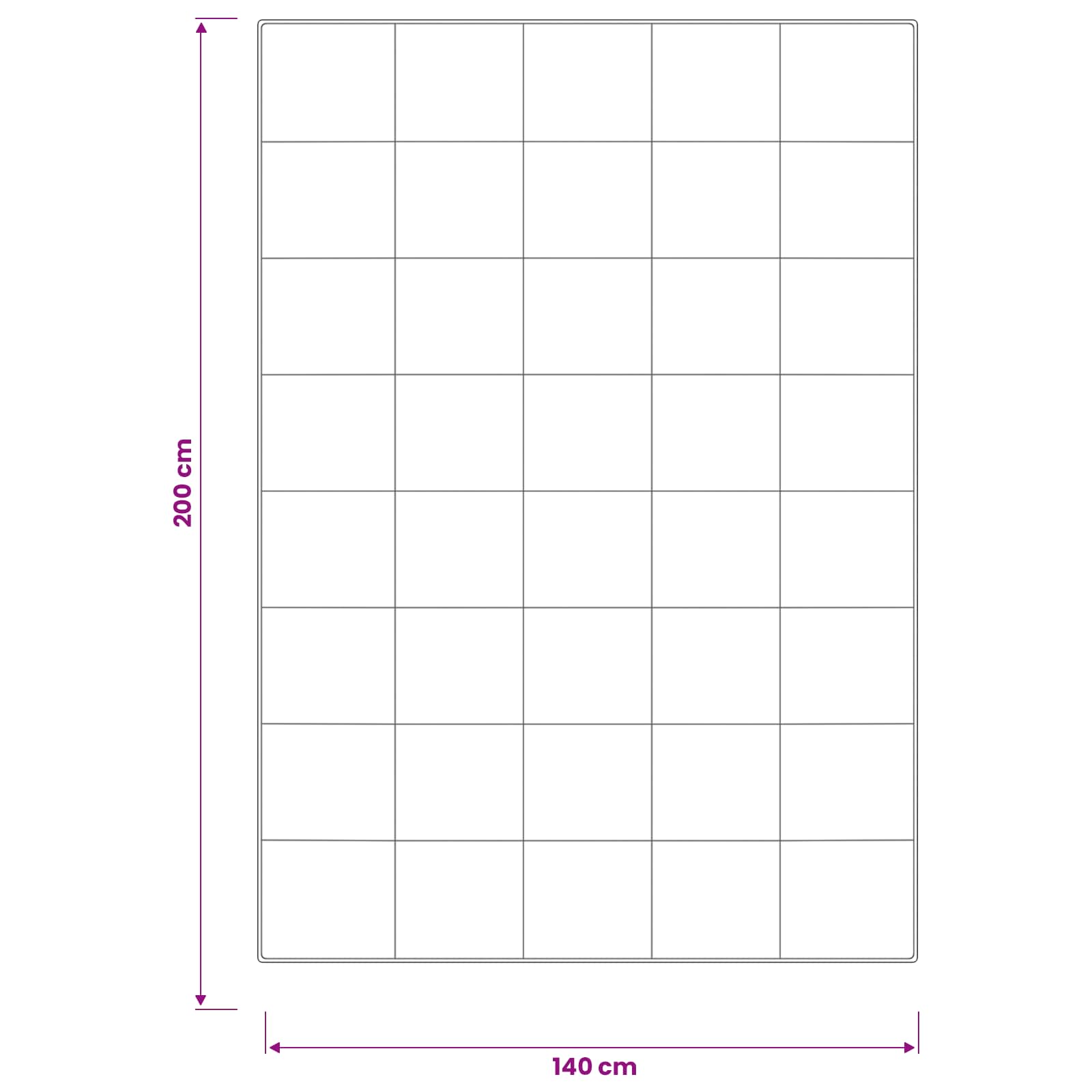 vidaXL Πάπλωμα TRIER 140x200 εκ. 4 Εποχές 220 GSM Λευκό Υποαλλεργικό - Image 10