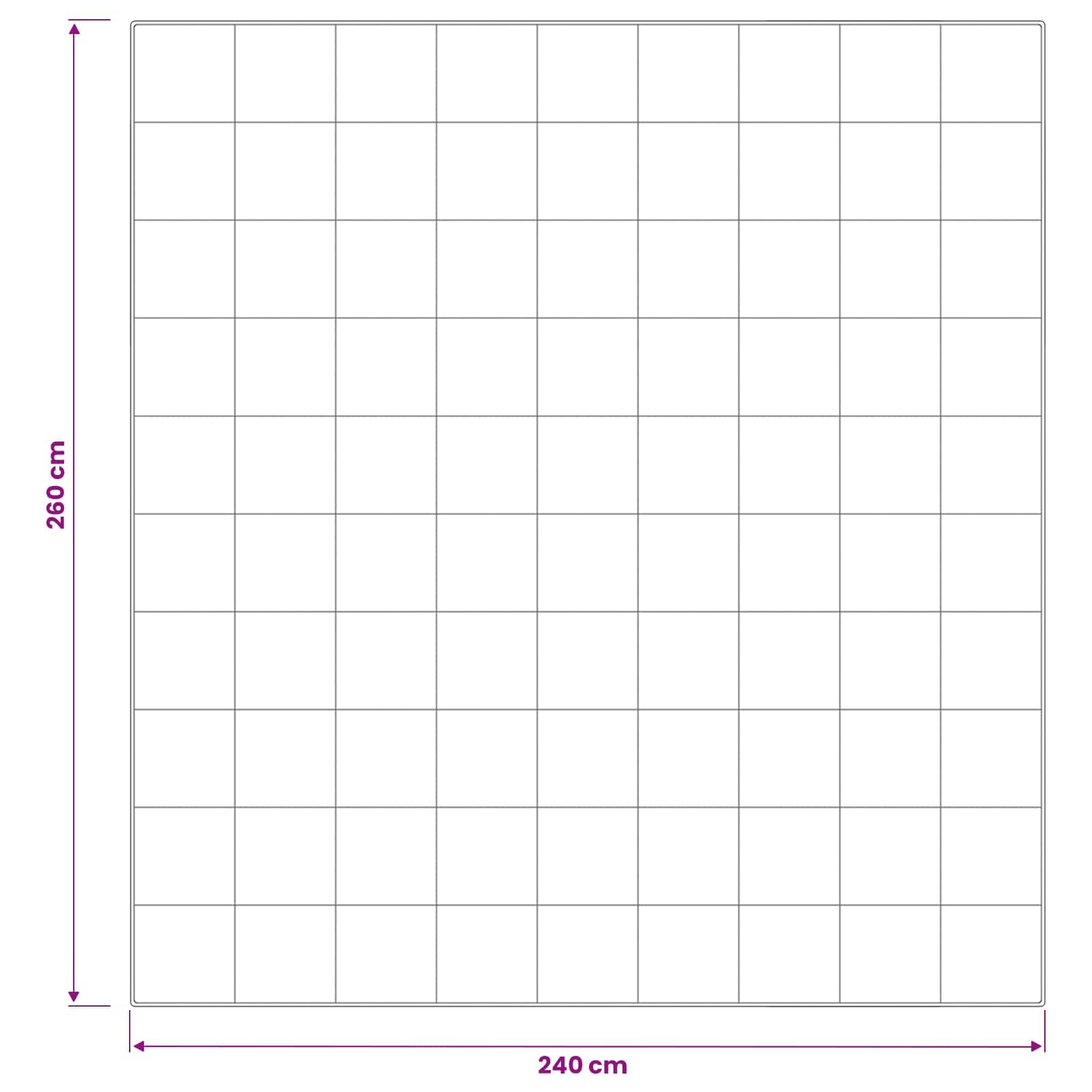 vidaXL Πάπλωμα TRIER 240x260 εκ 4 Εποχές 220 GSM Λευκό Υποαλλεργικό - Image 10
