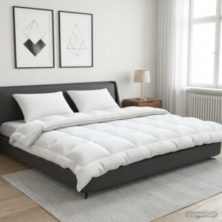 vidaXL Πάπλωμα 240x260 εκ Χειμώνας 450 GSM Αυστραλιανό Μαλλί Λευκό