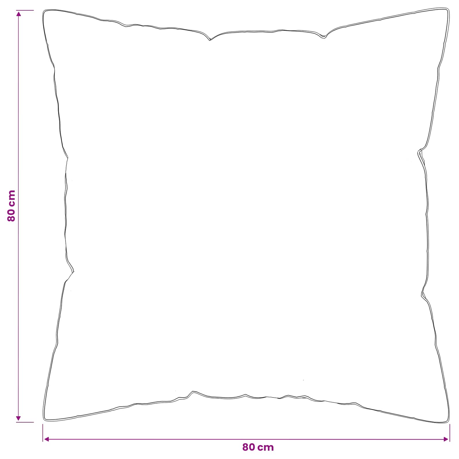 vidaXL Μαξιλάρι FULDA 80 x 80 cm 100% Πούπουλο και φτερό χήνας Λευκό - Image 7