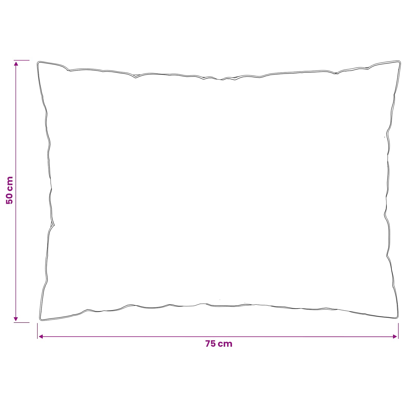 vidaXL Μαξιλάρι FULDA 2 τμχ. 50 x 75 cm 100% Πούπουλο και φτερό χήνας - Image 7