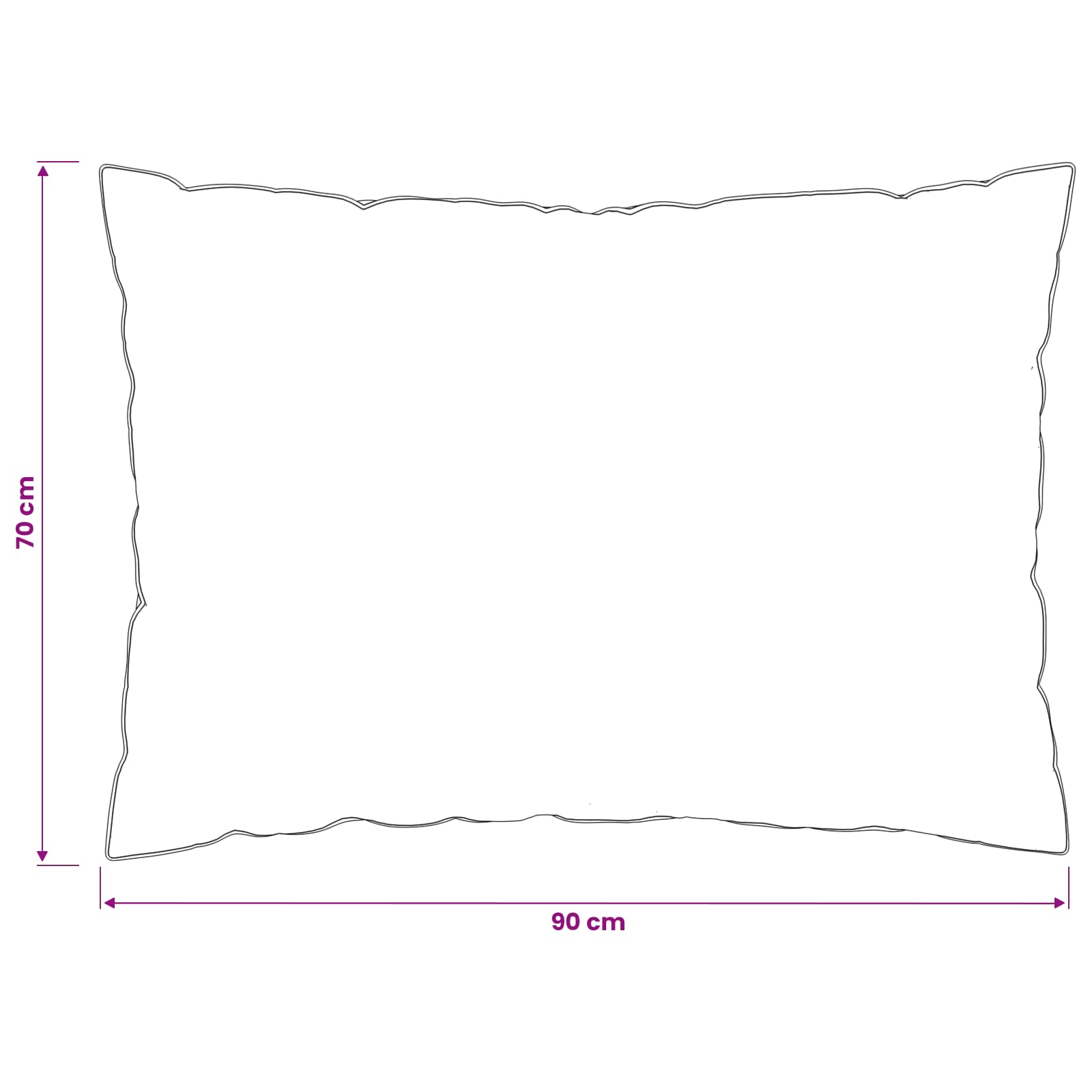 vidaXL Μαξιλάρι FULDA 2 τμχ. 70 x 90 cm 100% Πούπουλο και φτερό χήνας - Image 7