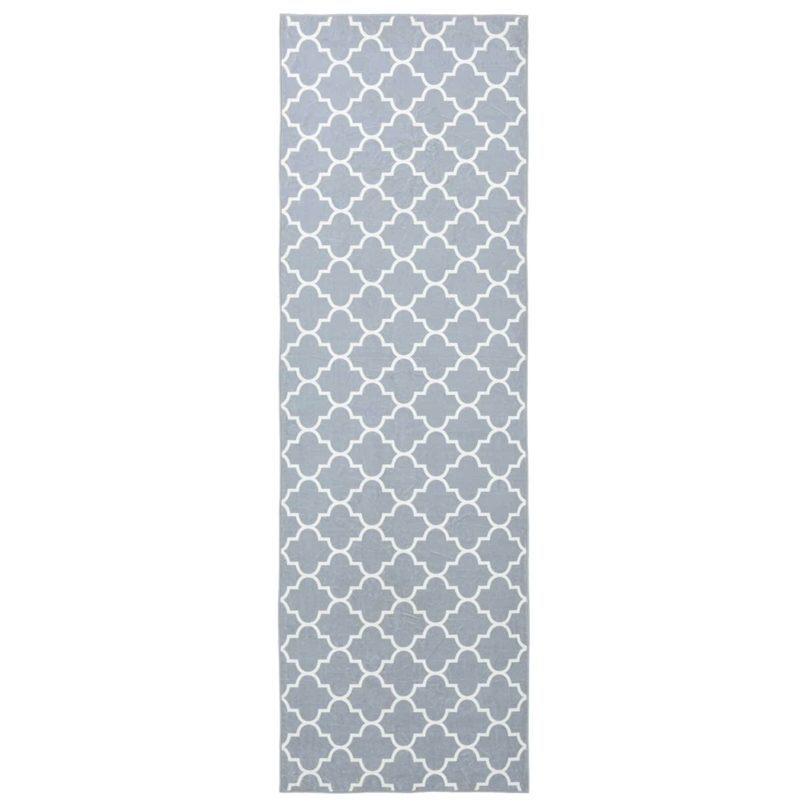 vidaXL Χαλί Runner ORIZ 1150 gsm Γκρι και Λευκό - Image 2