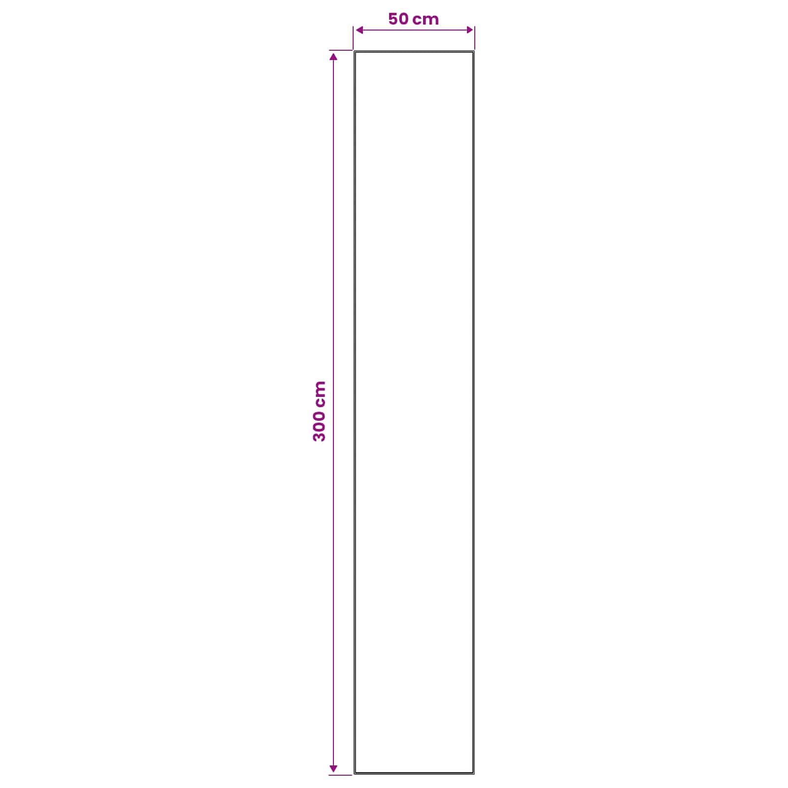 vidaXL Χαλί Runner ORIZ 1150 gsm Μαύρο δίχτυ σχέδιο - Image 4