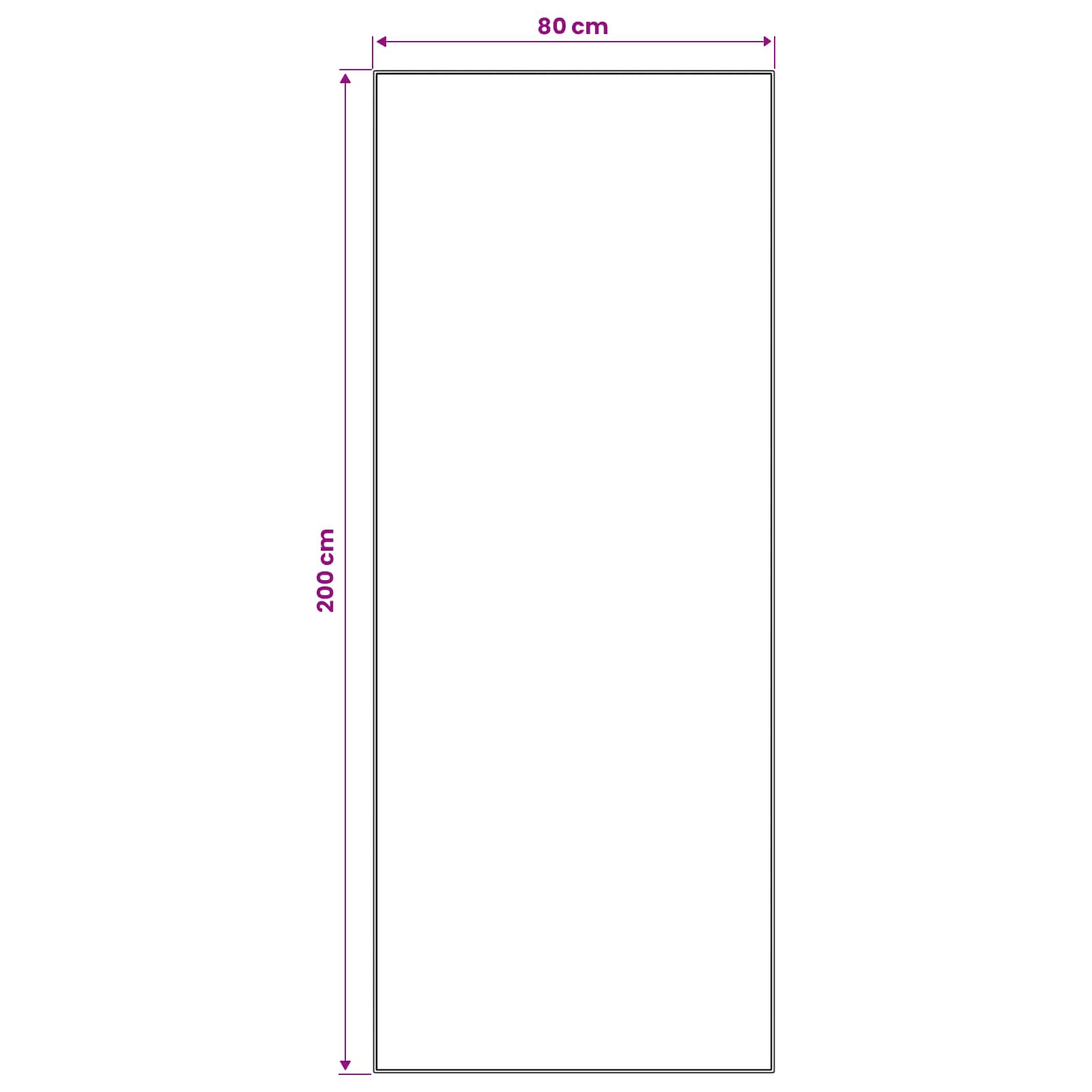 vidaXL Χαλί Runner ORIZ 1150 gsm Μπλε 100% πολυεστερική χημική ίνα - Image 4