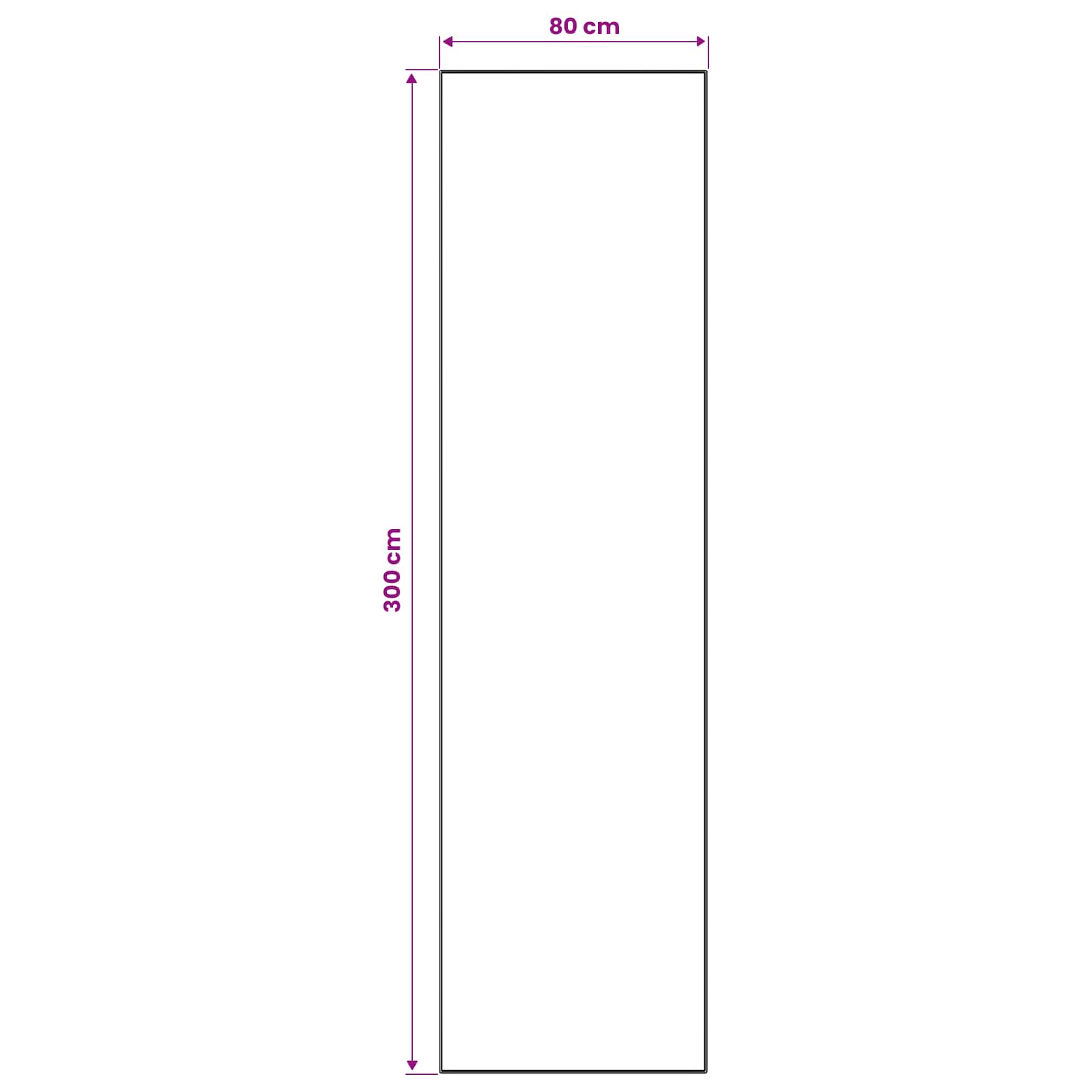 vidaXL Χαλί Runner ORIZ 1150 gsm Μπλε 100% πολυεστερική χημική ίνα - Image 4