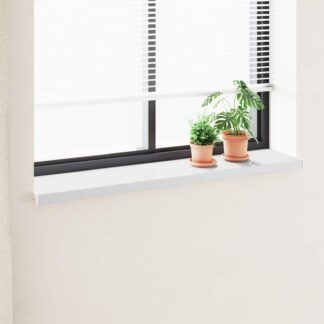 vidaXL Σαβανωτό Παραθύρου Λευκό 160 x 30 x 4,5 εκ PVC