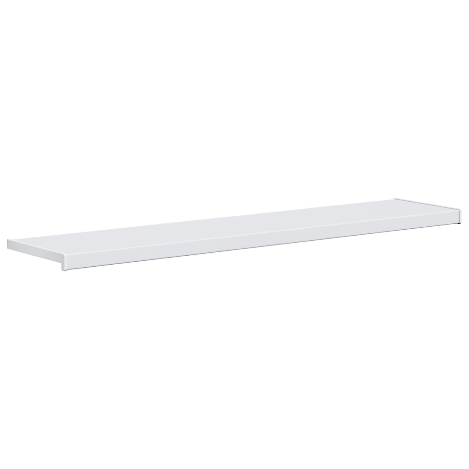 vidaXL Σαβανωτό Παραθύρου Λευκό 160 x 35 x 4,5 εκ PVC - Image 3