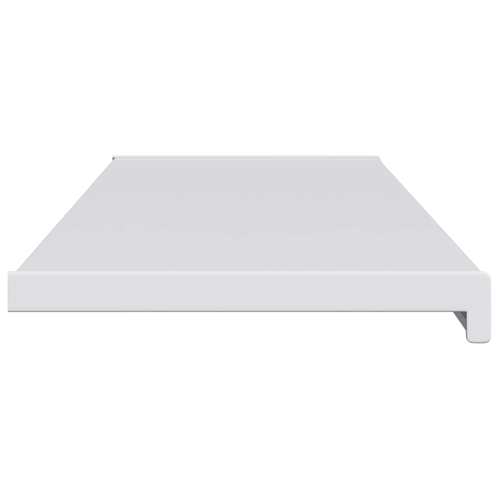 vidaXL Σαβανωτό Παραθύρου Λευκό 160 x 35 x 4,5 εκ PVC - Image 6