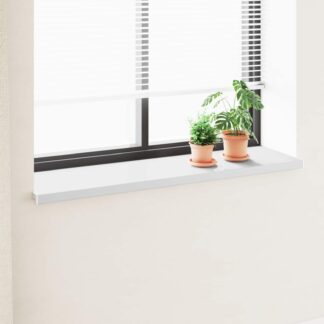 vidaXL Σαβανωτό Παραθύρου Λευκό 120 x 40 x 4,5 εκ PVC