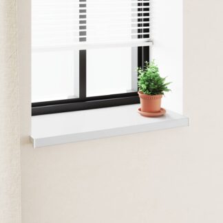 vidaXL Σαβανωτό Παραθύρου Λευκό 80 x 45 x 4,5 εκ PVC