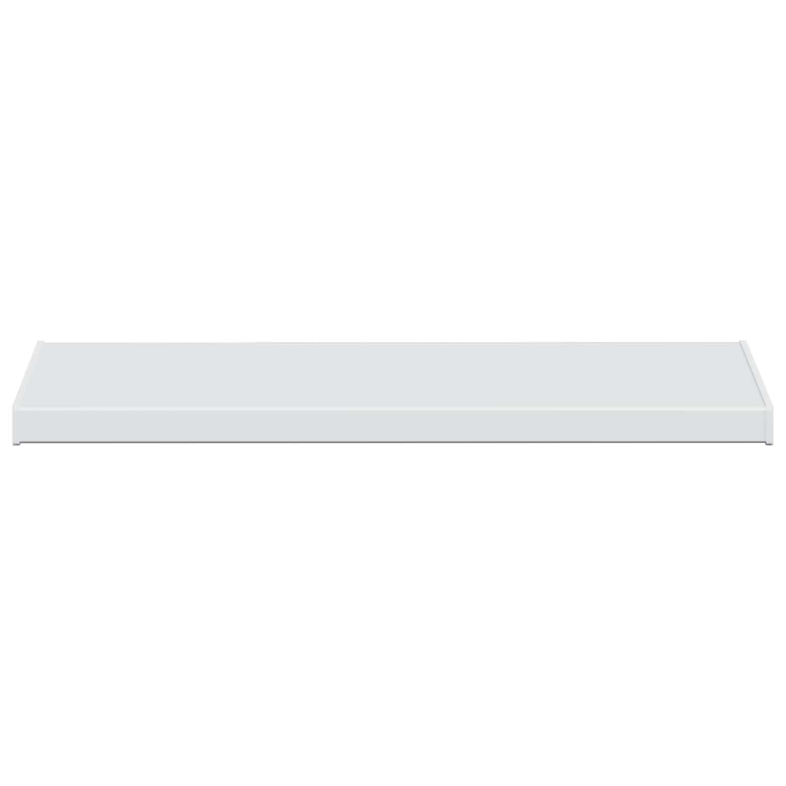 vidaXL Σαβανωτό Παραθύρου Λευκό 100 x 45 x 4,5 εκ PVC - Image 5