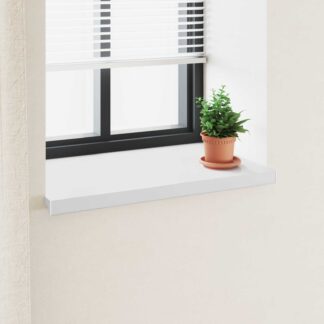 vidaXL Σαβανωτό Παραθύρου Λευκό 100 x 50 x 4,5 εκ. PVC