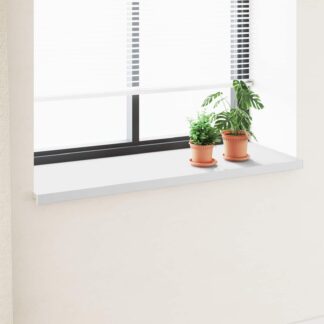 vidaXL Σαβανωτό Παραθύρου Λευκό 120 x 50 x 4,5 εκ PVC