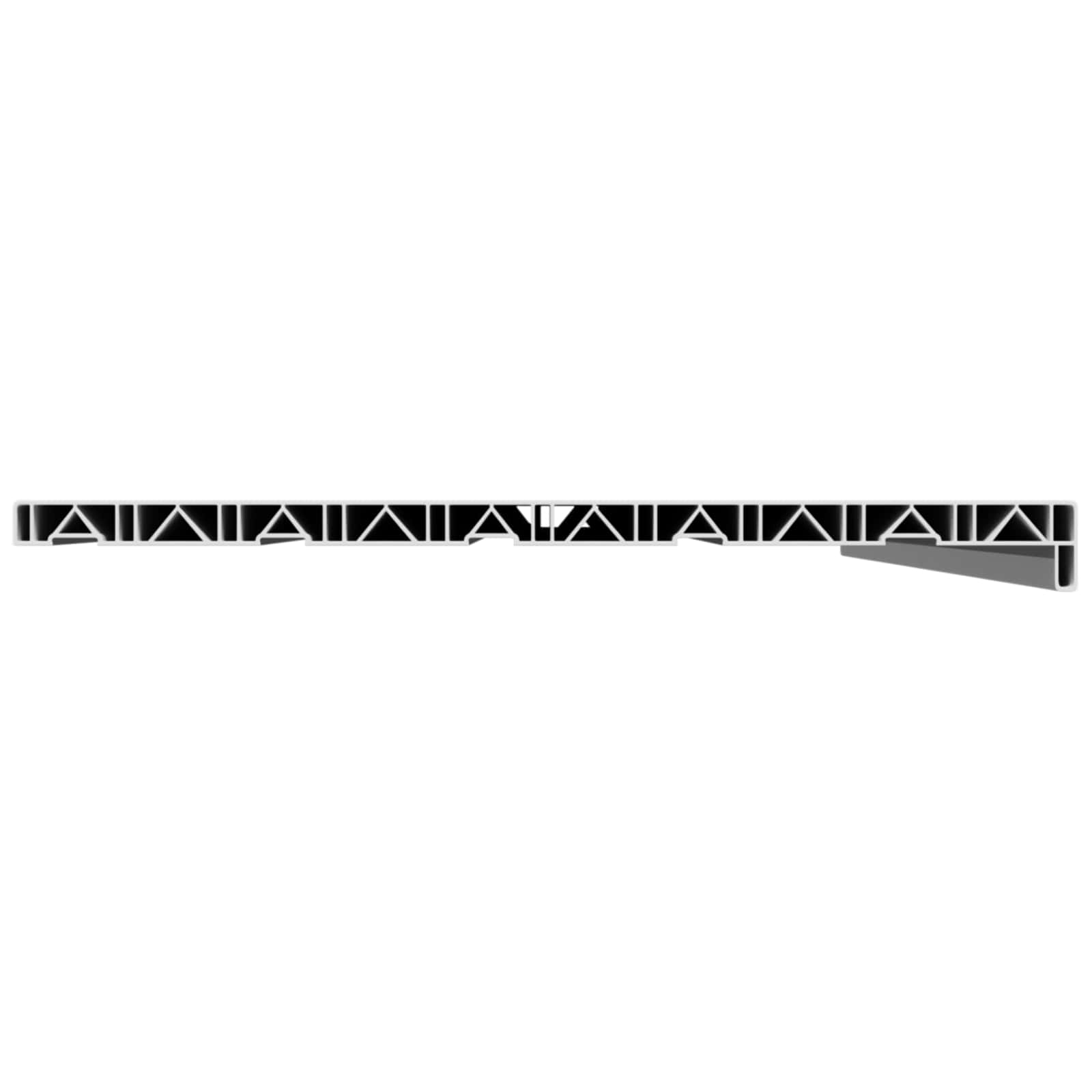 vidaXL Σαβανωτό Παραθύρου Λευκό 120 x 50 x 4,5 εκ PVC - Image 4