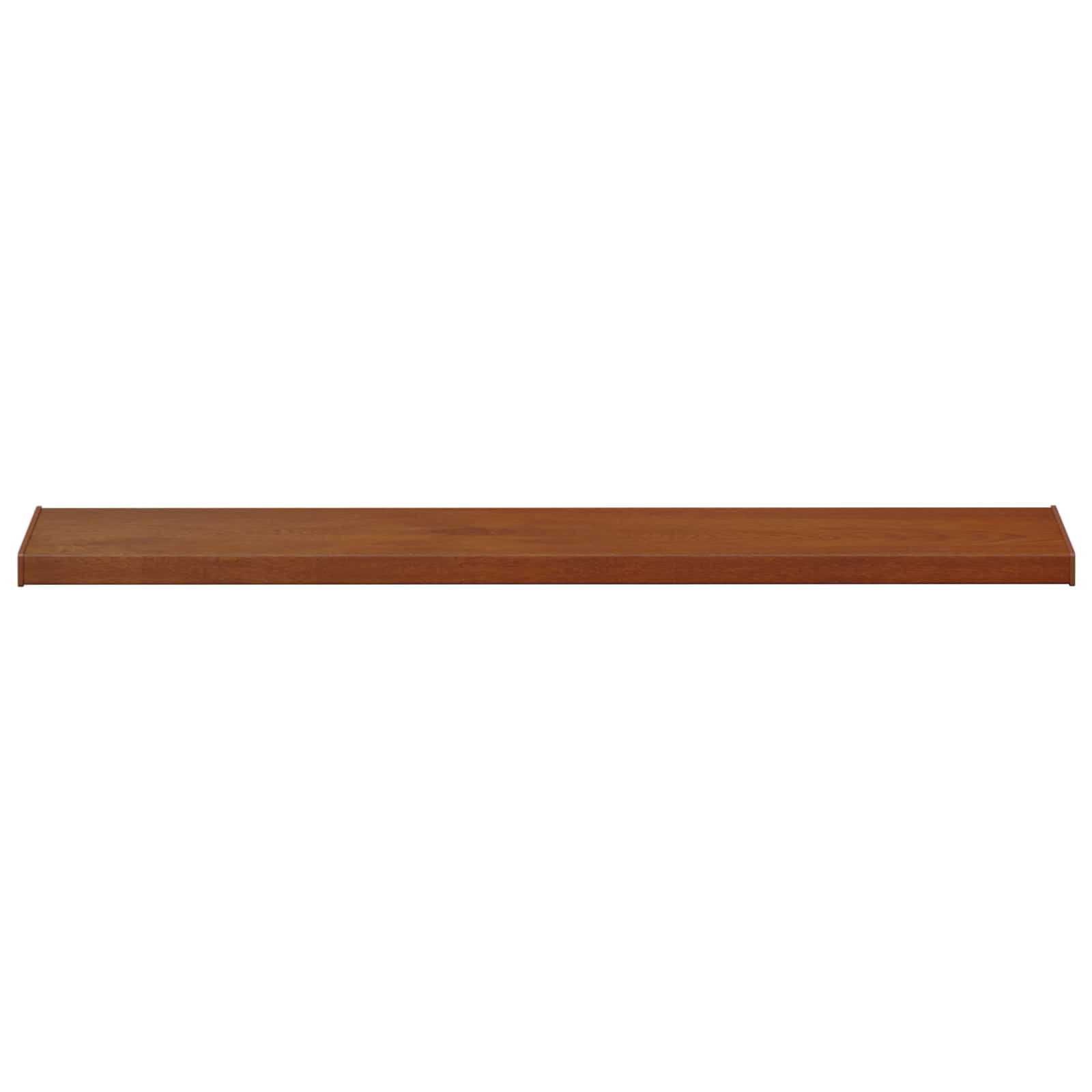 vidaXL Σαβανωτό Παραθύρου Καφέ ξύλο 140 x 20 x 4,5 εκ PVC - Image 5